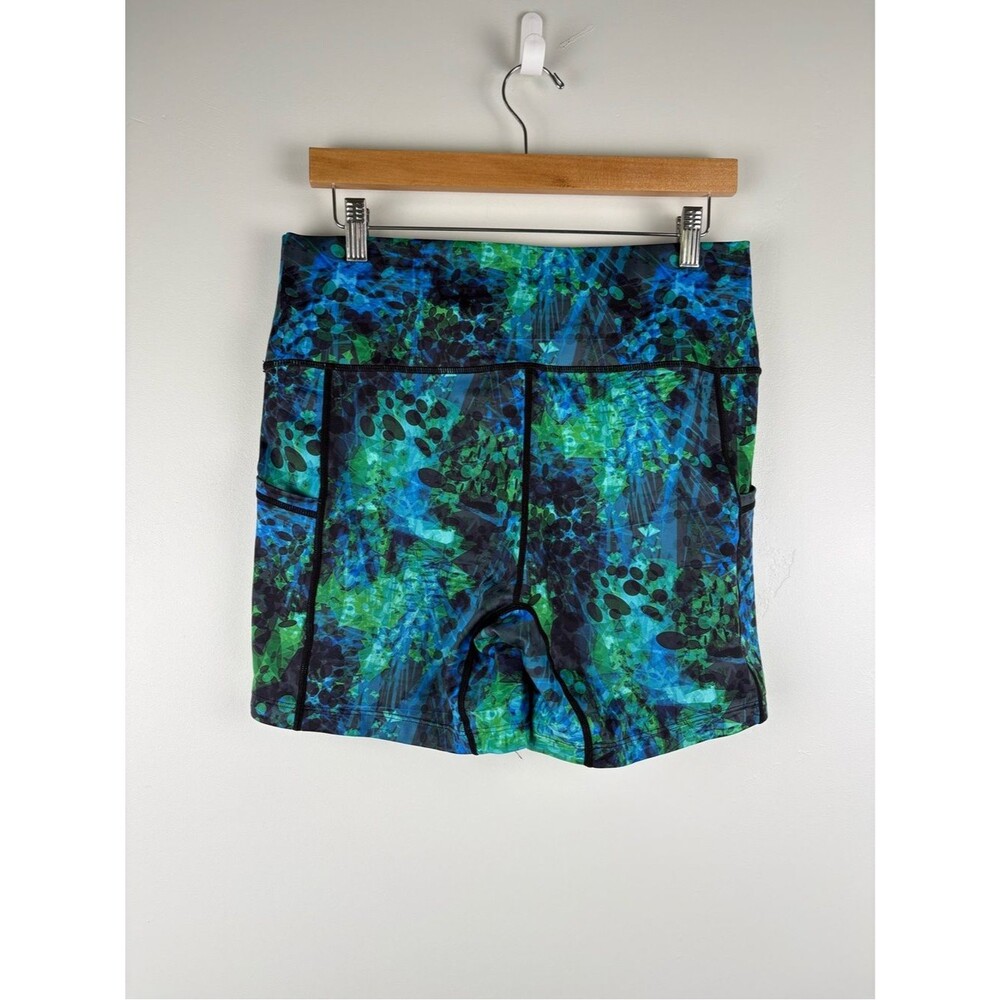 CVG Medusa 5 inch Shorts Women's Size Large Squat Proof Tidal Wave Blue Green - Picture 4 of 5